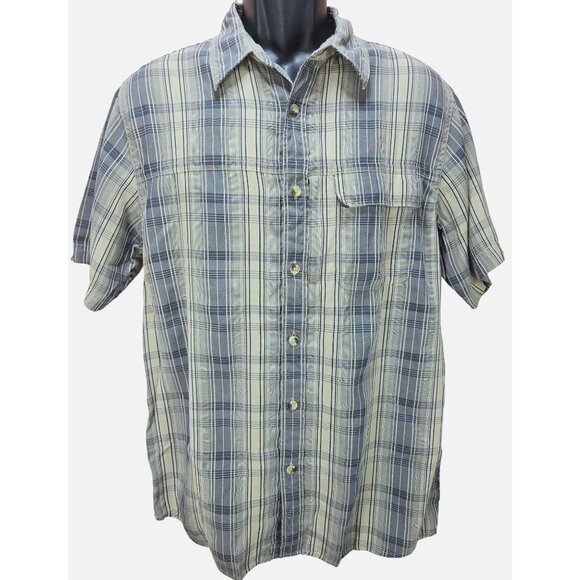The North Face Mens Casual Button-Up Short Sleeve Shirt Medium - Picture 1 of 11